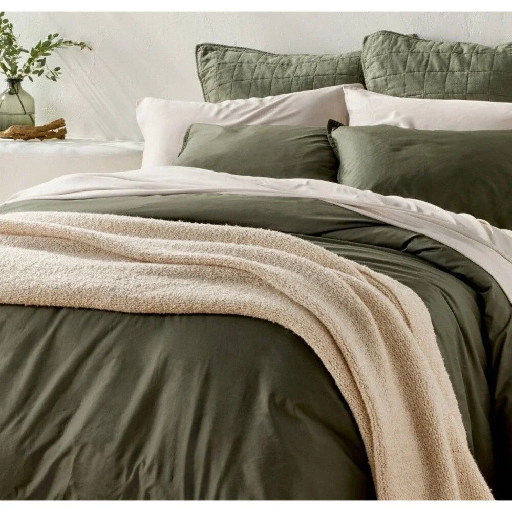 King 400 Thread Count Rayon from Bamboo Sheet Set Natural - Casaluna NEW